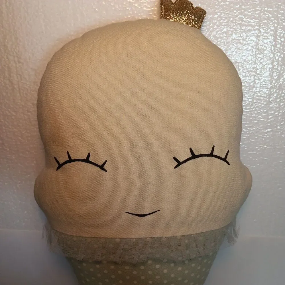 Prosto Concept Ice Cream Pillow Miss Creme Brulee Handmade Pillow Plush Nursery